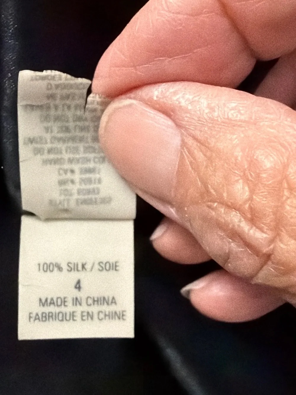 Black Elie Tahari silk skirt